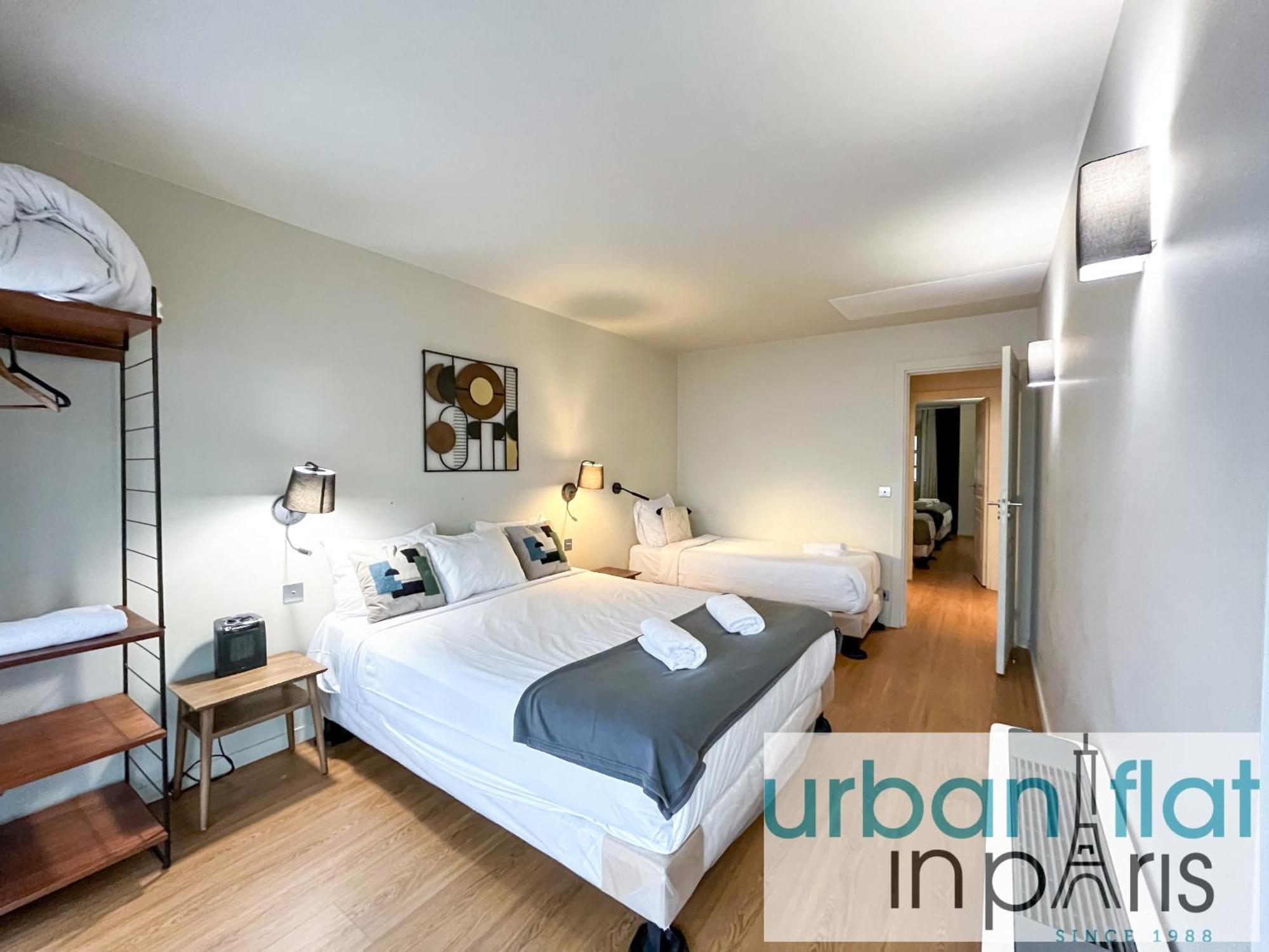 131 - Urban Brand New 110m2 Beautiful Flat In Montorgueil Appartamento